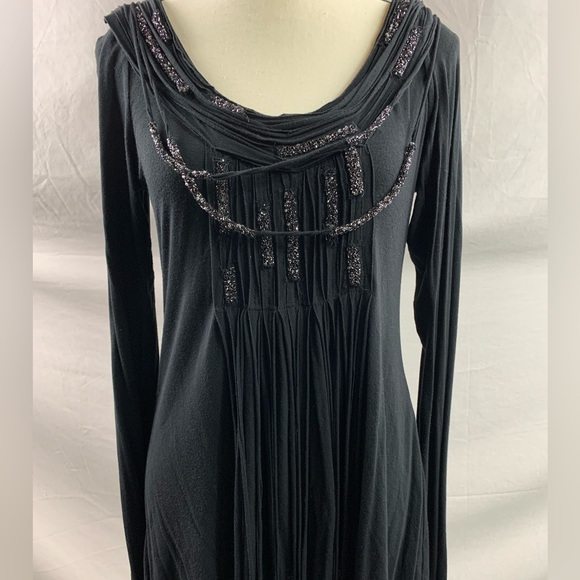 Bailey 44 Black And Silver Long Sleeve Top - Picture 2 of 4